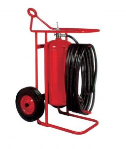 Buckeye Offshore Wheeled Fire Extinguisher Model OS A-150-RG, 125 lb. ABC Dry Chemical Agent Regulated Pressure (31470)