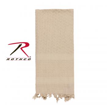 Rothco 100% Cotton Solid Shemaghs Tactical Desert Scarf Tan