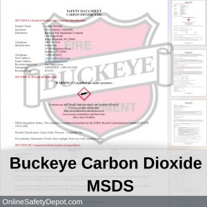 Buckeye MSDS Carbon Dioxide