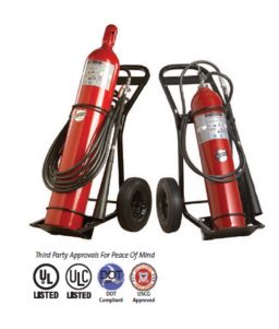 Carbon Dioxide Wheeled Fire Extinguishers