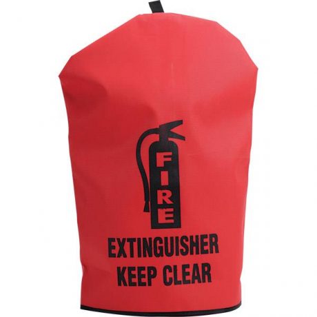Heavy Duty Fire Extinguisher Cover - Reinforced Vinyl