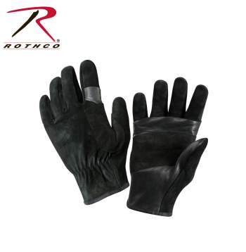 Rothco 3482 SWAT/FAST Rope Leather Rescue Gloves Soft Durable Cowhide Leather 