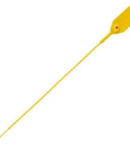 Yellow Fire Extinguisher Tamper Seal - 9-inch